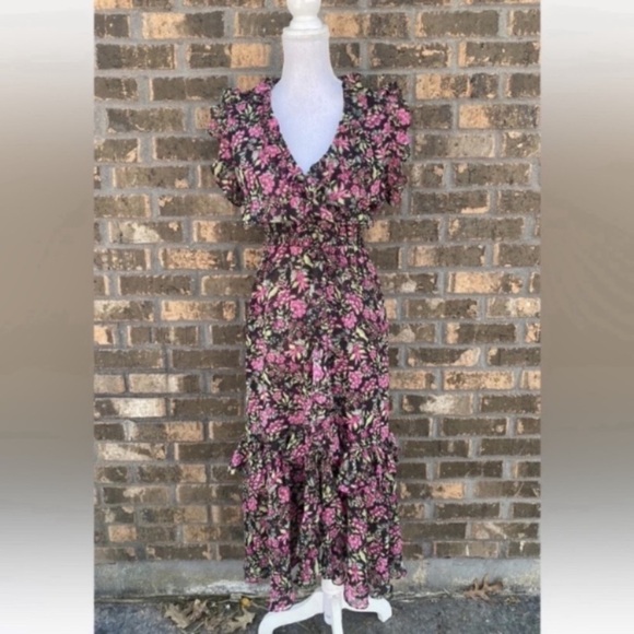 REVOLVE MISA LOS ANGELES Kidada Maxi Dress - Flora Fuchsia, XS - Picture 3 of 13